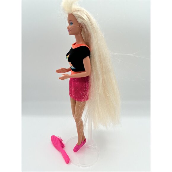 VINTAGE GLITTER HAIR BARBIE DOLL MATTEL # 10968 LONG Blonde HAIR 1993 - Picture 9 of 16